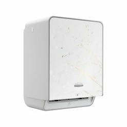 Outlet 🎉 Hardwound Paper Towel Dispensers Kimberly-Clark Professional ICON Automatic Roll Towel Dispenser With Faceplate, Brushed Gray/Cherry Blossom (58730) ❤️