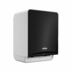 Janitorial Paper Sales 15 Brand new ❤️ Hardwound Paper Towel Dispensers Kimberly-Clark Professional ICON Automatic Roll Towel Dispenser With Faceplate, Brushed Gray/Black Mosaic (58720) 🔔