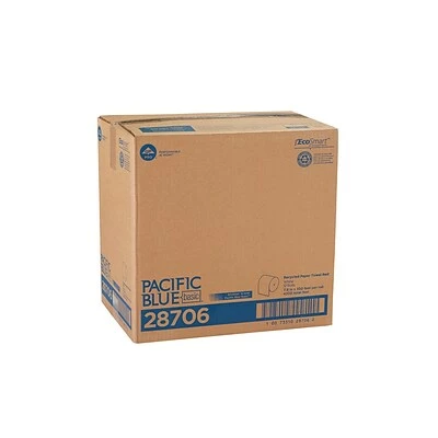 Outlet π Pacific Blue Basic Recycled Hardwound Paper Towels, 1-ply, 350 Ft./Roll, 12 Rolls/Carton (28706) βοΈ 4 Outlet π Pacific Blue Basic Recycled Hardwound Paper Towels, 1-ply, 350 Ft./Roll, 12 Rolls/Carton (28706) βοΈ - Image 2