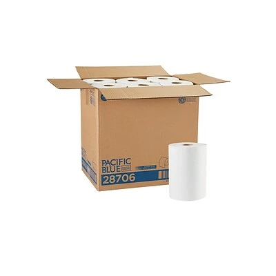 Outlet π Pacific Blue Basic Recycled Hardwound Paper Towels, 1-ply, 350 Ft./Roll, 12 Rolls/Carton (28706) βοΈ 6 Outlet π Pacific Blue Basic Recycled Hardwound Paper Towels, 1-ply, 350 Ft./Roll, 12 Rolls/Carton (28706) βοΈ - Image 4