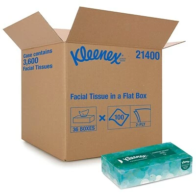 Best Pirce 🌟 2-Ply Facial Tissue Kleenex Standard Facial Tissue, 2-Ply, White, 100 Sheets/Box, 36 Boxes/Pack (21400CT) 💯 3 Best Pirce 🌟 2-Ply Facial Tissue Kleenex Standard Facial Tissue, 2-Ply, White, 100 Sheets/Box, 36 Boxes/Pack (21400CT) 💯