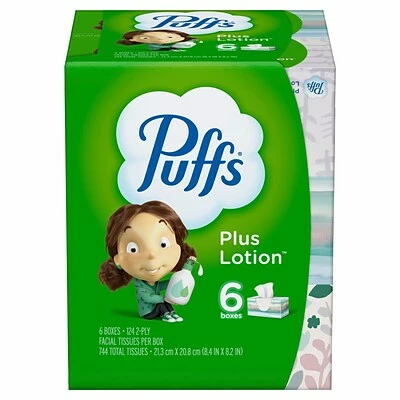 Coupon โ๏ธ 2-Ply Facial Tissue Puffs Plus Lotion Facial Tissue, 2-ply, 124 Tissues/Box, 6 Boxes/Pack (39383) ๐ 3 Coupon โ๏ธ 2-Ply Facial Tissue Puffs Plus Lotion Facial Tissue, 2-ply, 124 Tissues/Box, 6 Boxes/Pack (39383) ๐