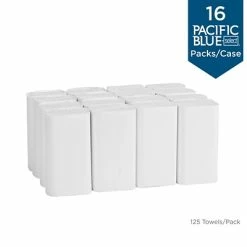 Discount 🥰 Pacific Blue Select Recycled Multifold Paper Towels, 2-ply, 125 Sheets/Pack, 16 Packs/Carton (21000) 😀 -Janitorial Paper Sales unnamed file 401