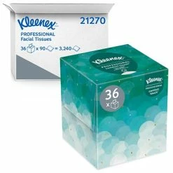 Outlet ⭐ 2-Ply Facial Tissue Kleenex Boutique Standard Facial Tissue, 2-Ply, 90 Sheets/Box, 36 Boxes/Pack (21270) 😍