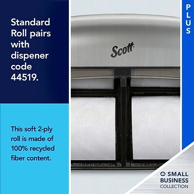 Promo 𧨠2-Ply Toilet Paper Scott Essential 2-Ply Standard Toilet Paper, White, 550 Sheets/Roll, 20 Rolls/Carton (13607) π 8 Promo 𧨠2-Ply Toilet Paper Scott Essential 2-Ply Standard Toilet Paper, White, 550 Sheets/Roll, 20 Rolls/Carton (13607) π - Image 6
