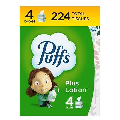 Coupon 😍 2-Ply Facial Tissue Puffs Plus Lotion Facial Tissue, 2-ply, 56 Tissues/Box, 4 Boxes/Pack (34899) 🎉 4 Coupon 😍 2-Ply Facial Tissue Puffs Plus Lotion Facial Tissue, 2-ply, 56 Tissues/Box, 4 Boxes/Pack (34899) 🎉 - Image 2