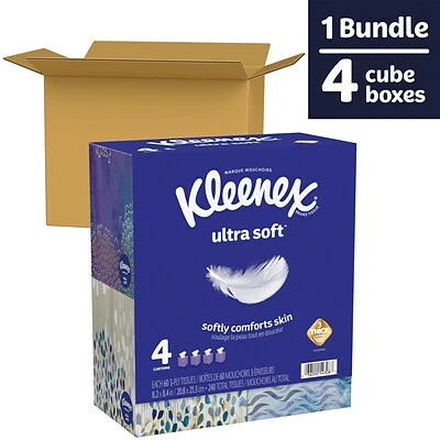 Coupon ⌛ 3-Ply Facial Tissue Kleenex Ultra Soft Facial Tissue, 3-Ply, 60 Sheets/Box, 4 Boxes/Pack (50173) ⭐ 5 Coupon ⌛ 3-Ply Facial Tissue Kleenex Ultra Soft Facial Tissue, 3-Ply, 60 Sheets/Box, 4 Boxes/Pack (50173) ⭐ - Image 3