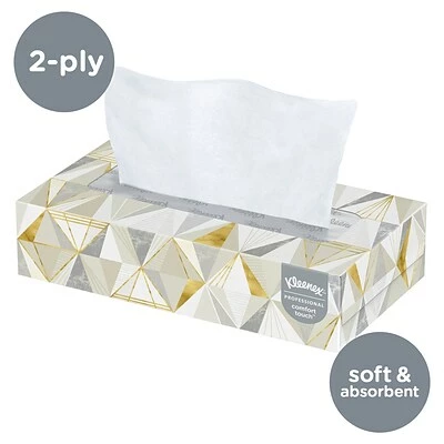 Best Sale ✔️ 2-Ply Facial Tissue Kleenex Standard Facial Tissue, 2-Ply, White, 125 Sheets/Box, 48 Boxes/Pack (21606) ✨ 5 Best Sale ✔️ 2-Ply Facial Tissue Kleenex Standard Facial Tissue, 2-Ply, White, 125 Sheets/Box, 48 Boxes/Pack (21606) ✨ - Image 3