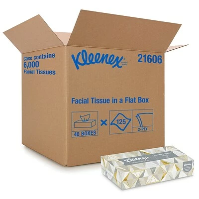 Best Sale ✔️ 2-Ply Facial Tissue Kleenex Standard Facial Tissue, 2-Ply, White, 125 Sheets/Box, 48 Boxes/Pack (21606) ✨ 11 Best Sale ✔️ 2-Ply Facial Tissue Kleenex Standard Facial Tissue, 2-Ply, White, 125 Sheets/Box, 48 Boxes/Pack (21606) ✨ - Image 9