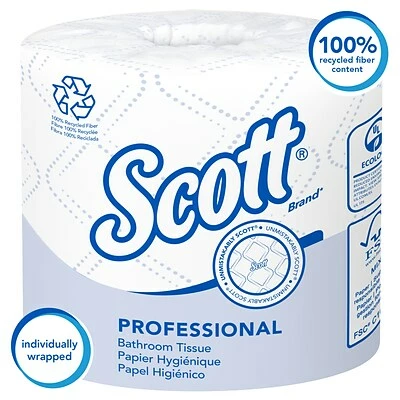 Promo ๐ 2-Ply Toilet Paper Scott Essential Recycled Toilet Paper, 2-Ply, White, 473 Sheets/Roll, 80 Rolls/Carton (13217) ๐ 6 Promo ๐ 2-Ply Toilet Paper Scott Essential Recycled Toilet Paper, 2-Ply, White, 473 Sheets/Roll, 80 Rolls/Carton (13217) ๐ - Image 4