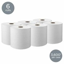 Hot Sale ✔️ Kleenex Recycled Hardwound Paper Towels, 1-ply, 600 Ft./Roll, 6 Rolls/Carton (50606) 🎁 -Janitorial Paper Sales unnamed file 547