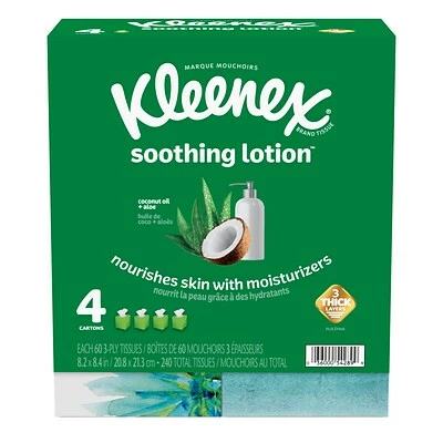Best deal โญ 2-Ply Facial Tissue Kleenex Lotion Facial Tissue, 3-Ply, 60 Sheets/Box, 4 Boxes/Pack (25834) ๐ 3 Best deal โญ 2-Ply Facial Tissue Kleenex Lotion Facial Tissue, 3-Ply, 60 Sheets/Box, 4 Boxes/Pack (25834) ๐