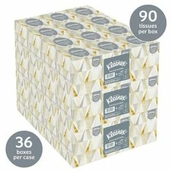 Brand new 😉 2-Ply Facial Tissue Kleenex Boutique Facial Tissue, 2-ply, 95 Tissues/Box, 3 Boxes/Pack (21200) 😀 -Janitorial Paper Sales unnamed file 584
