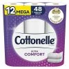 Best deal ✨ Bathroom Tissue Cottonelle Ultra ComfortCare 2-Ply Standard Toilet Paper, White, 268 Sheets/Roll, 12 Mega Rolls/Pack ⭐