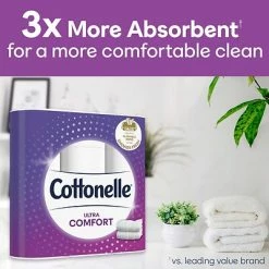 Best deal ✨ Bathroom Tissue Cottonelle Ultra ComfortCare 2-Ply Standard Toilet Paper, White, 268 Sheets/Roll, 12 Mega Rolls/Pack ⭐ -Janitorial Paper Sales unnamed file 631