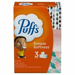 Outlet 👏 2-Ply Facial Tissue Puffs Basic Facial Tissue, 2-ply, 180 Tissues/Box, 3 Boxes/Pack (87615) 😍