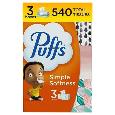 Outlet 👏 2-Ply Facial Tissue Puffs Basic Facial Tissue, 2-ply, 180 Tissues/Box, 3 Boxes/Pack (87615) 😍 4 Outlet 👏 2-Ply Facial Tissue Puffs Basic Facial Tissue, 2-ply, 180 Tissues/Box, 3 Boxes/Pack (87615) 😍 - Image 2