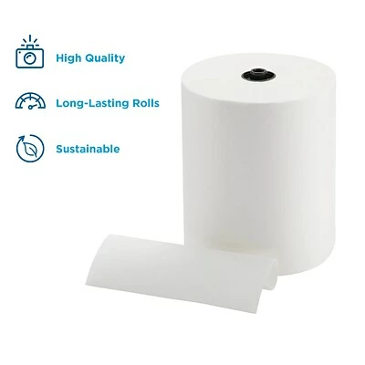 Brand new ❤️ Enmotion Hardwound Paper Towels, 1-ply, 700 Ft./Roll, 6 Rolls/Carton (89420) ⌛ 4 Brand new ❤️ Enmotion Hardwound Paper Towels, 1-ply, 700 Ft./Roll, 6 Rolls/Carton (89420) ⌛ - Image 2