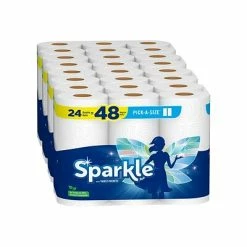 Hot Sale 💯 Sparkle Pick-A-Size With Thirst Pockets Paper Towels, 2-ply, 110 Sheets/Roll, 24 Rolls/Pack (22264/50) 🔥