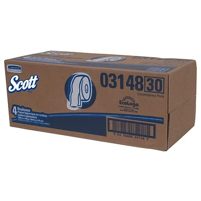 Hot Sale π― 2-Ply Toilet Paper Scott Essential 2-Ply Jumbo Toilet Paper, White, 4 Rolls/Carton (03148) π 5 Hot Sale π― 2-Ply Toilet Paper Scott Essential 2-Ply Jumbo Toilet Paper, White, 4 Rolls/Carton (03148) π - Image 3