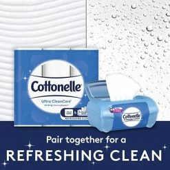 Cheapest 👏 Bathroom Tissue Cottonelle Flushable Wet Wipes, White, 42 Wipes (36734) 👍 -Janitorial Paper Sales unnamed file 764