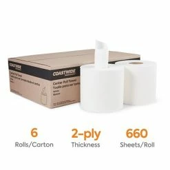Janitorial Paper Sales 28 Top 10 🧨 Centerpull Paper Towels Coastwide Professional™ Centerpull Paper Towel, 2-Ply, White, 660 Sheets/Roll, 6 Rolls/Carton (CW26115) 😉