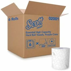 Best deal π Scott Essential Recycled Hardwound Paper Towels, 1-ply, 950 Ft./Roll, 6 Rolls/Carton (02001) β