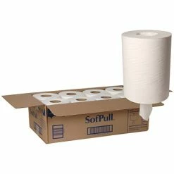 Brand new 🧨 SofPull Junior Centerpull Paper Towels, 1-ply, 275 Sheets/Roll, 8 Rolls/Pack (28125) 💯 -Janitorial Paper Sales unnamed file 836