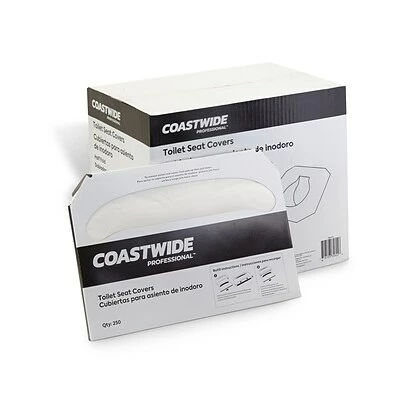 Top 10 🌟 Coastwide Professional™ Toilet Seat Covers, 0.87" X 10.43", 250/Pack, 20 Packs/Carton (CW24775) 🤩 3 Top 10 🌟 Coastwide Professional™ Toilet Seat Covers, 0.87" X 10.43", 250/Pack, 20 Packs/Carton (CW24775) 🤩