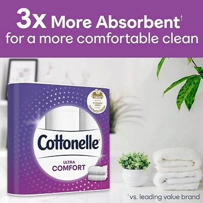 Discount ๐ฅ Bathroom Tissue Cottonelle Ultra ComfortCare 2-Ply Standard Toilet Paper, White, 268 Sheets/Roll, 24 Mega Rolls/Pack (53756) โค๏ธ 5 Discount ๐ฅ Bathroom Tissue Cottonelle Ultra ComfortCare 2-Ply Standard Toilet Paper, White, 268 Sheets/Roll, 24 Mega Rolls/Pack (53756) โค๏ธ - Image 3