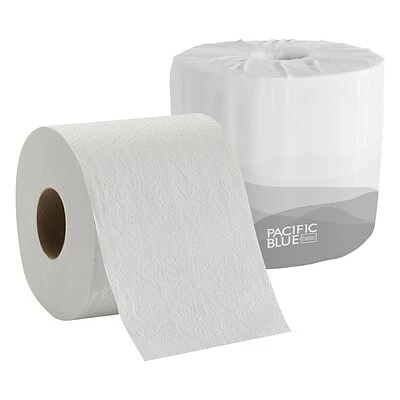 Coupon โค๏ธ 2-Ply Toilet Paper Pacific Blue Basic Standard Toilet Paper, 2-Ply, White, 550 Sheets/Roll, 80 Rolls/Carton (19880/01) ๐ 5 Coupon โค๏ธ 2-Ply Toilet Paper Pacific Blue Basic Standard Toilet Paper, 2-Ply, White, 550 Sheets/Roll, 80 Rolls/Carton (19880/01) ๐ - Image 3