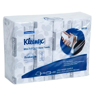 Best Sale ๐ Kleenex Multifold Paper Towels, 1-Ply, 150 Sheets/Pack, 4 Packs/Carton (88130) ๐ฅฐ 3 Best Sale ๐ Kleenex Multifold Paper Towels, 1-Ply, 150 Sheets/Pack, 4 Packs/Carton (88130) ๐ฅฐ