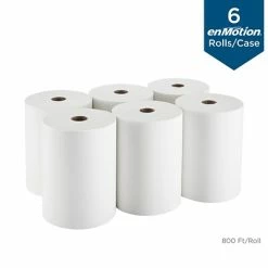 Discount 😉 Enmotion Recycled Hardwound Paper Towels, 1-ply, 800 Ft./Roll, 6 Rolls/Carton (89470) 🤩 -Janitorial Paper Sales unnamed file 917