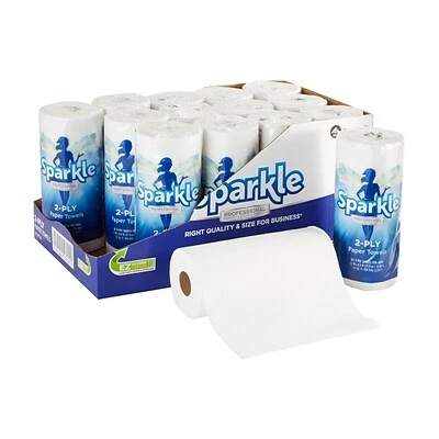 Cheap โ Kitchen Roll Paper Towels Sparkle Professional Paper Towels, 2-ply, 85 Sheets/Roll, 15 Rolls/Pack (2717714) ๐คฉ 3 Cheap โ Kitchen Roll Paper Towels Sparkle Professional Paper Towels, 2-ply, 85 Sheets/Roll, 15 Rolls/Pack (2717714) ๐คฉ