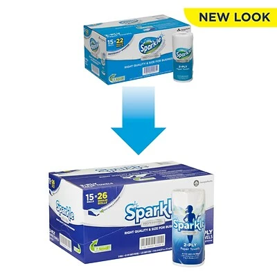 Cheap โ Kitchen Roll Paper Towels Sparkle Professional Paper Towels, 2-ply, 85 Sheets/Roll, 15 Rolls/Pack (2717714) ๐คฉ 4 Cheap โ Kitchen Roll Paper Towels Sparkle Professional Paper Towels, 2-ply, 85 Sheets/Roll, 15 Rolls/Pack (2717714) ๐คฉ - Image 2