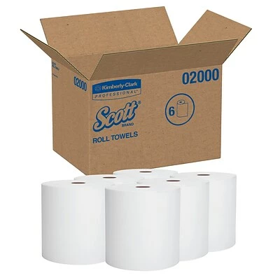 Wholesale โ๏ธ Hardwound Paper Towels Scott Essential High Capacity Hardwound Paper Towel, 1-Ply, 6 Rolls/Carton (02000) ๐งจ 5 Wholesale โ๏ธ Hardwound Paper Towels Scott Essential High Capacity Hardwound Paper Towel, 1-Ply, 6 Rolls/Carton (02000) ๐งจ - Image 3