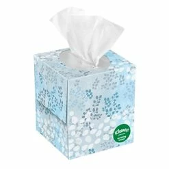 Outlet โ 3-Ply Facial Tissue Kleenex Boutique Lotion Facial Tissue, 3-Ply, 65 Sheets/Box, 27/Carton (25829) ๐